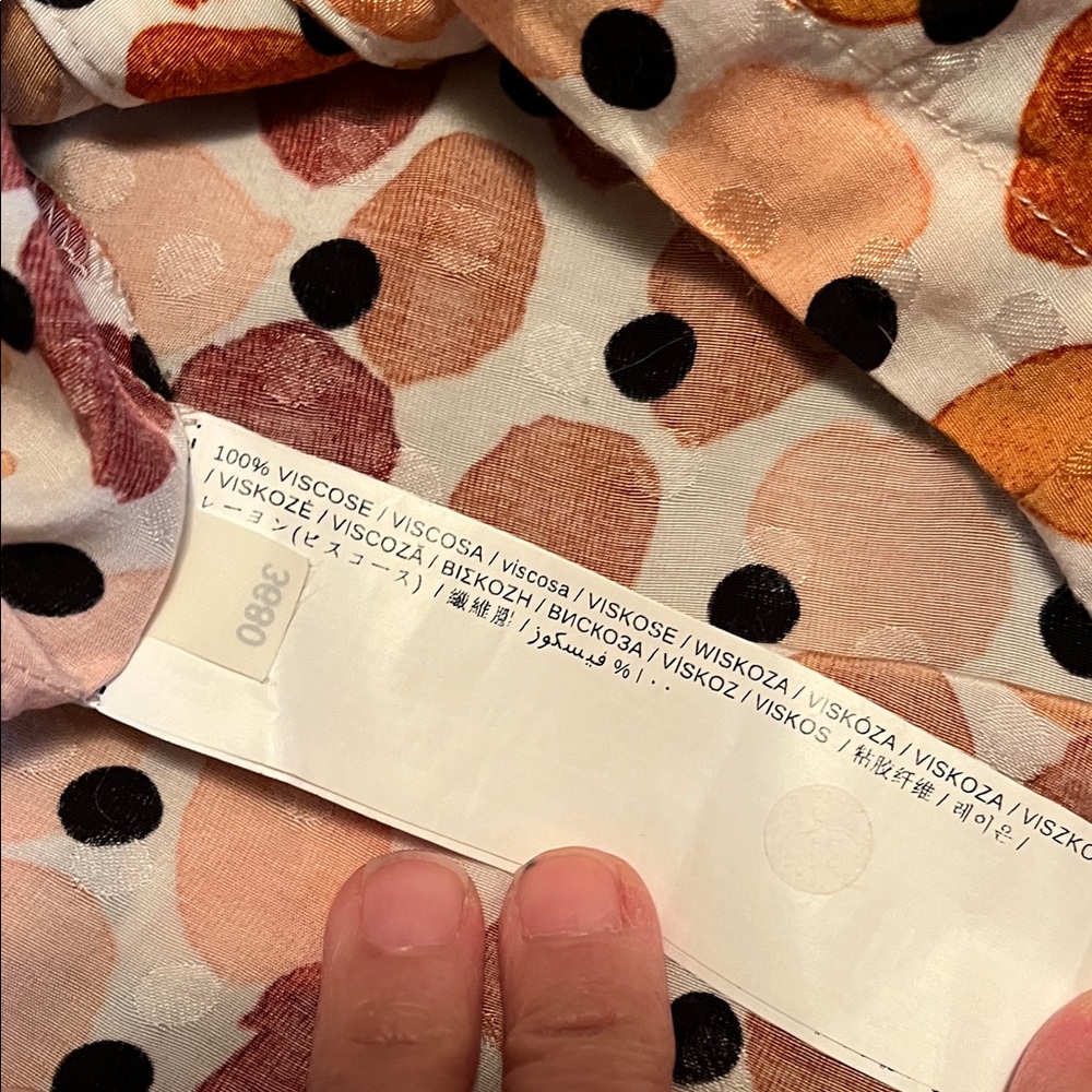 Mango Multicolor Polka Dot Blouse - image 7